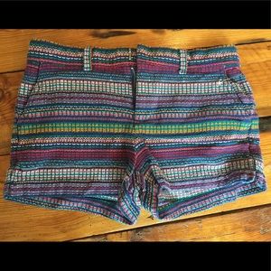 NWOT GAP Colorful Patterned City Shorts